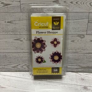 Cricut Flower Shoppe Art Cartridge 2001094 Floral Designs for All Machines NEW